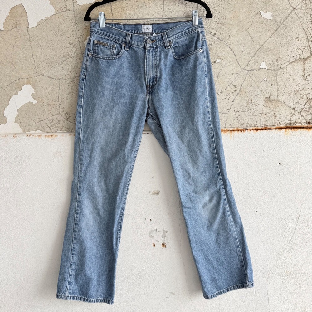 Y2K Calvin Klein Jeans‎ Bootcut Denim Light Wash Womens 8 Vtg Boot Doublestone
